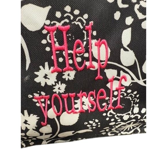 "THIRTY-ONE" Insulated Cooler Lunch Bag Custom embroid. "HELP YOURSELF" Zip Shut - Picture 3 of 15